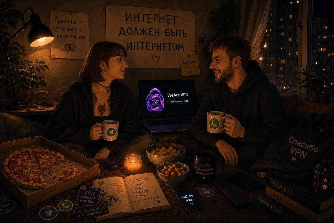 Разработчики WeAre VPN дома